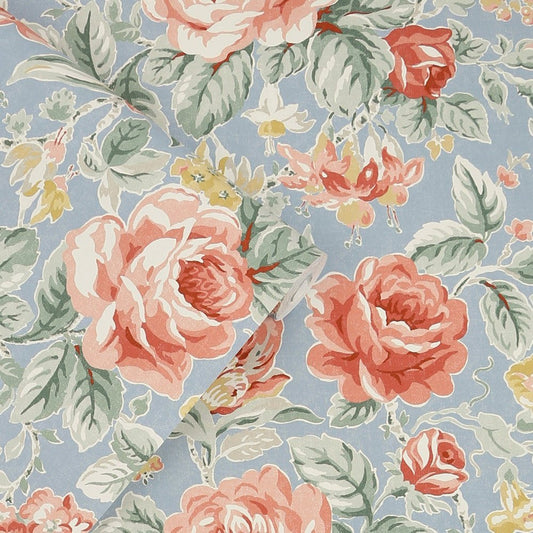 Wild Roses Wallpaper - Ochre Yellow - Laura Ashley - 122753Wallpaper199