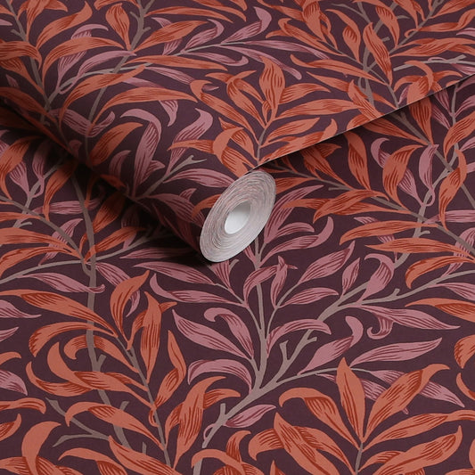 Willow Bough Wallpaper - Plum - 124243 - William Morris AHWallpaper199