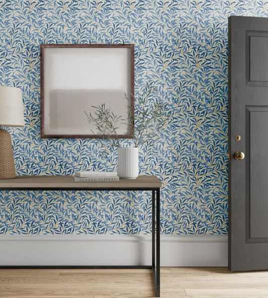 Willow Boughs Wallpaper - Woad - 217080 - Morris & CoWallpaper199