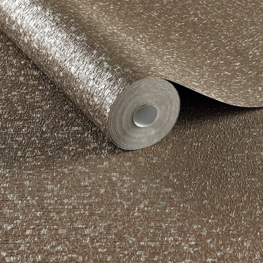 104772 - Confetti Wallpaper - Chocolate & Rose Gold - Boutique Luxury