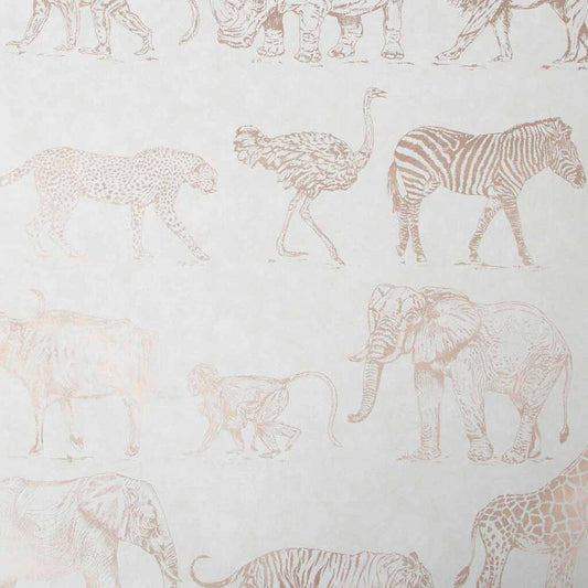 104894 - Safari Wallpaper - Cream - Boutique Luxury