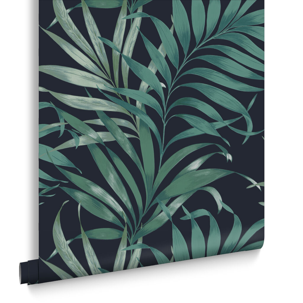 105660 - Yasuni Wallpaper - Midnight - Graham & Brown