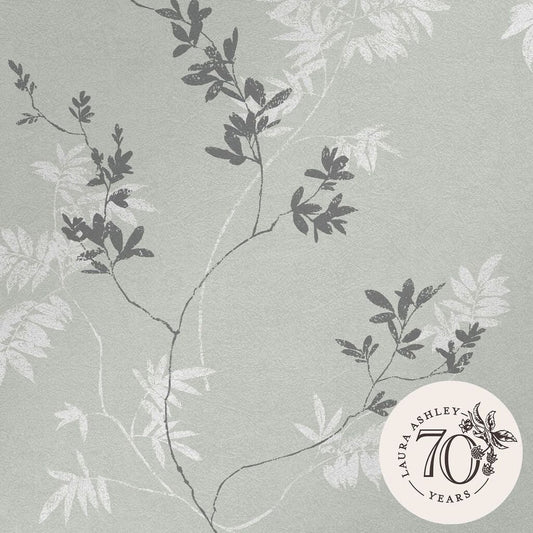 119840 - Mari Wallpaper - Mineral Green - Laura Ashley
