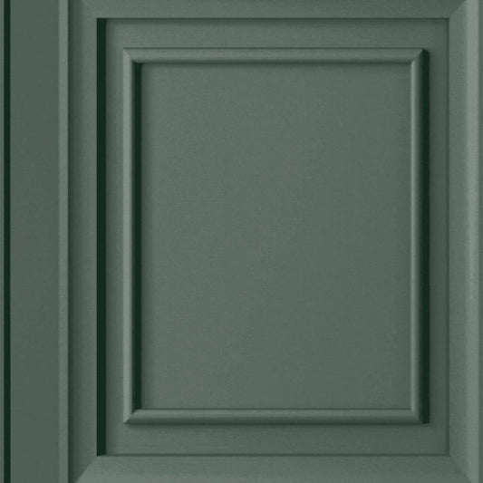 119844 - Redbrook Wood Panel Wallpaper - Fern Green - Laura Ashley
