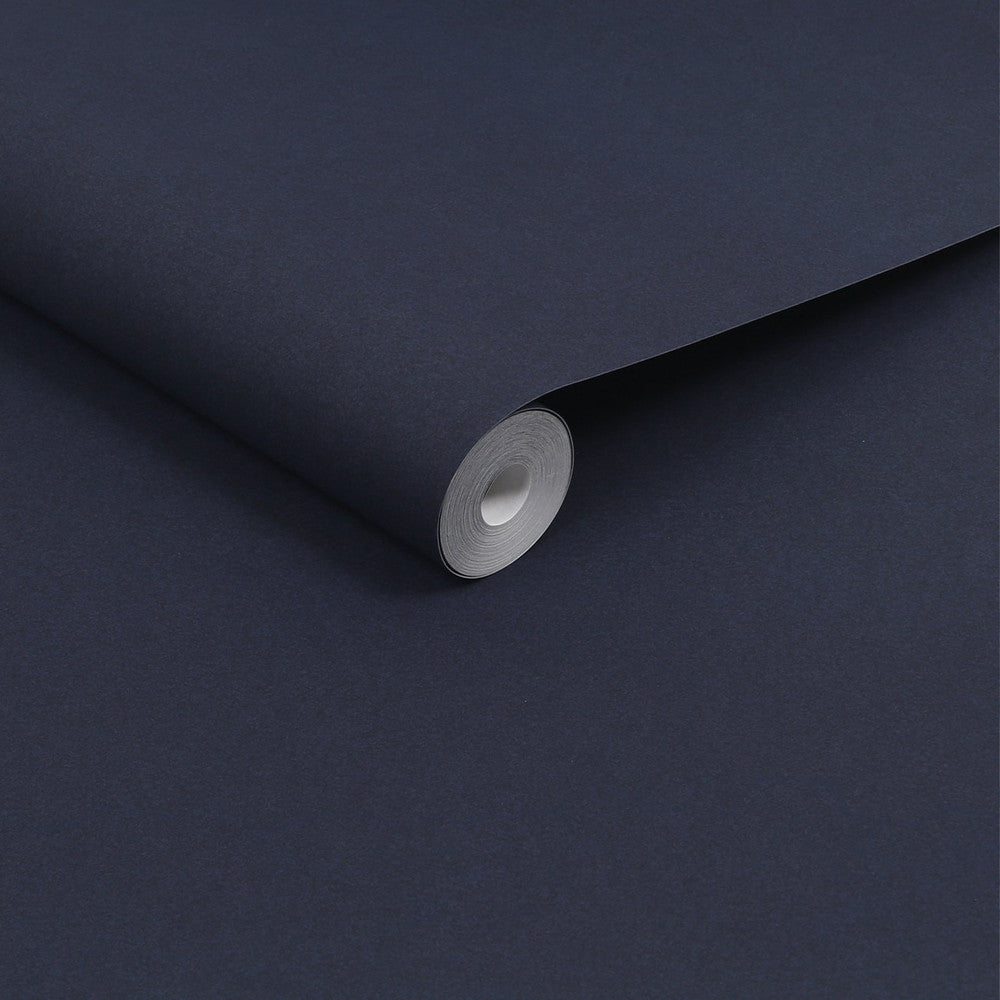 120884 - Plain Wallpaper - Navy - Joules