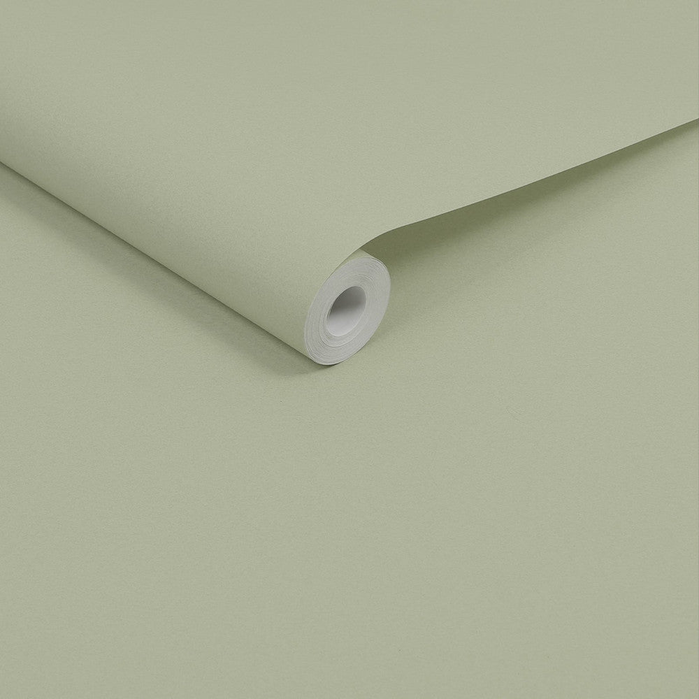120885 - Plain Wallpaper - Sage - Joules