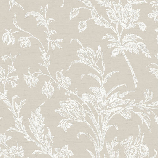 127391 - Lloyd Wallpaper - Dove Grey - Laura Ashley