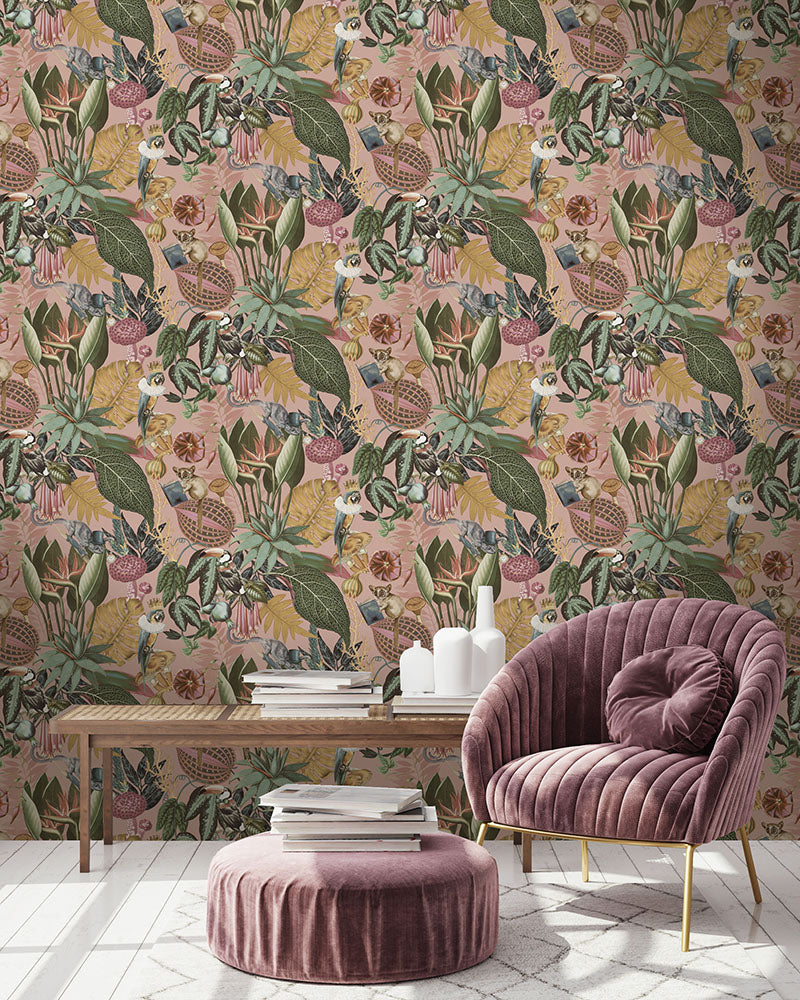 13400 - Wonderland Wallpaper - Blush - Holden Decor