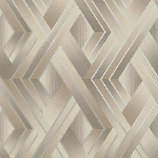 36190 - Tranquilo Wallpaper - Taupe / Grey - Holden Decor