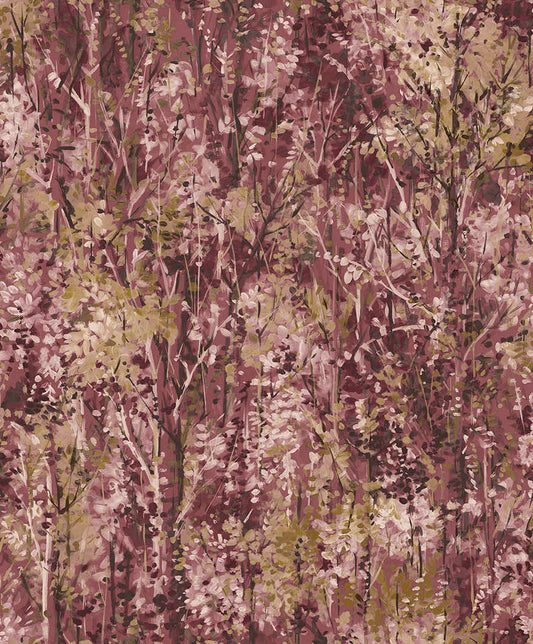 36360 - Verdant Wallpaper - Berry - Holden Decor