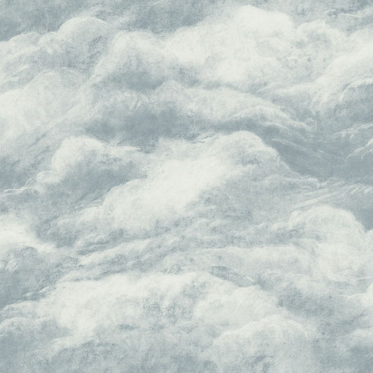 5708 - Cloud Textured Vinyl Wallpaper - Blue - Belgravia