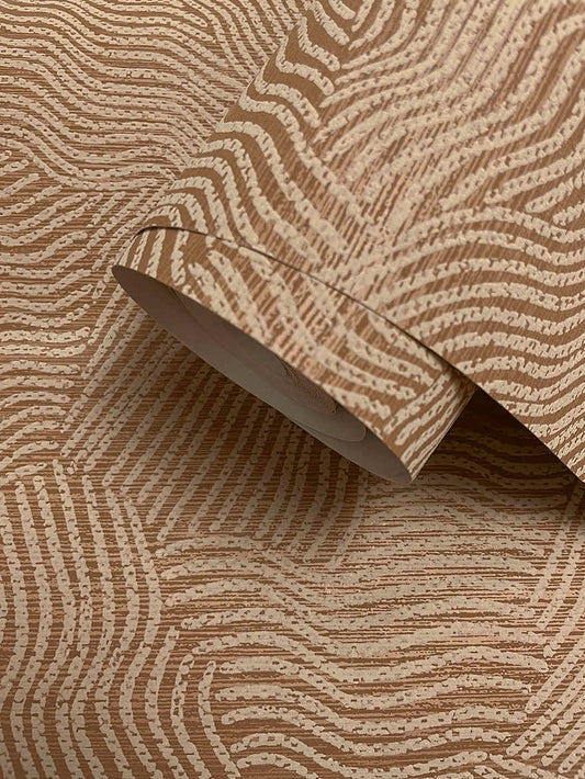 66010 - Tenere Wallpaper - Terracotta - Holden Decor