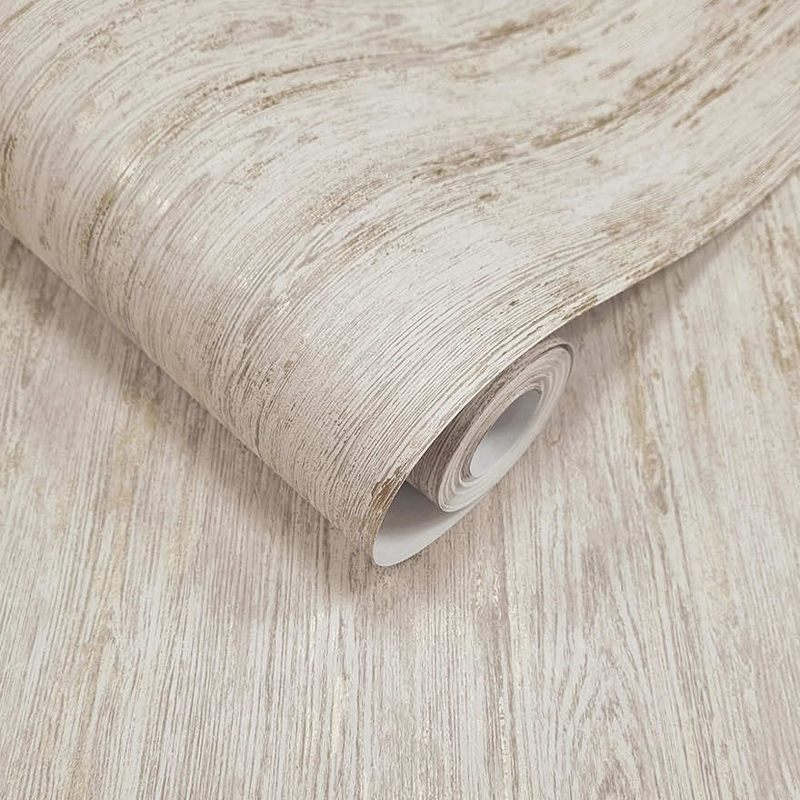 66152 - Sapele Wallpaper - Dove - Holden Decor