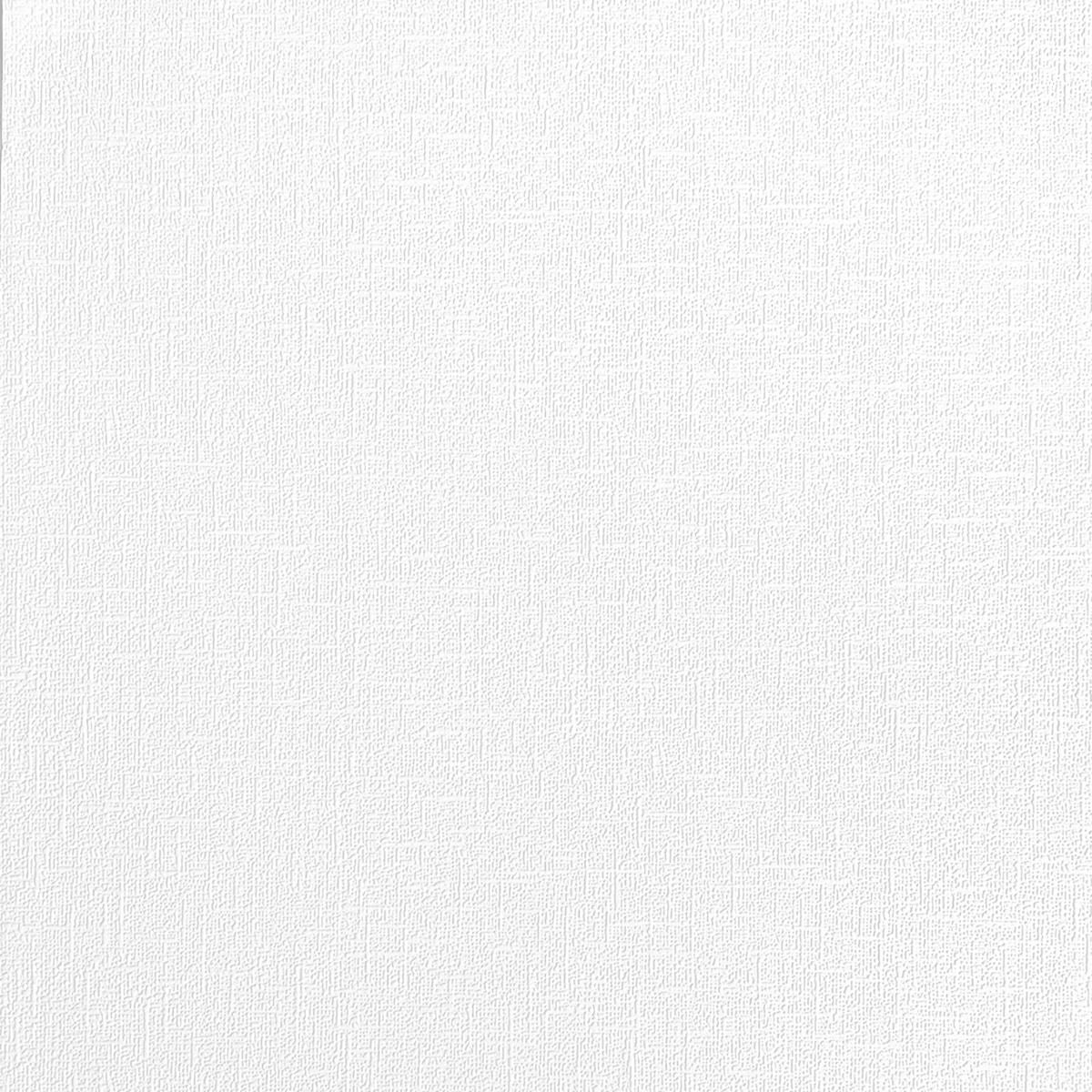 9107 - Blown Vinyl Weave Paintable Textured Wallpaper - White - Belgravia