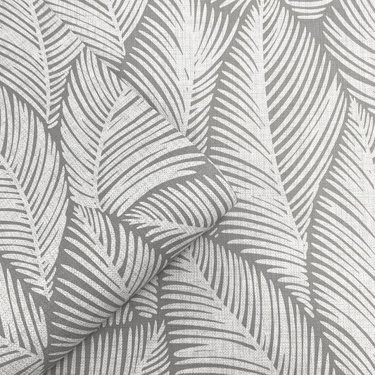Denver Leaf Wallpaper - Grey - Muriva