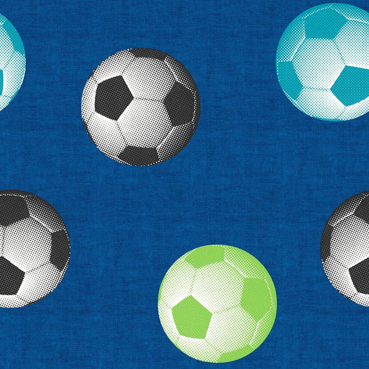 Football Wallpaper - Blue - Muriva