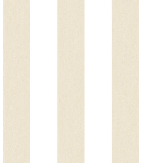 G67579 - Smart Stripes Wide Stripe Wallpaper - Beige / White - Galerie