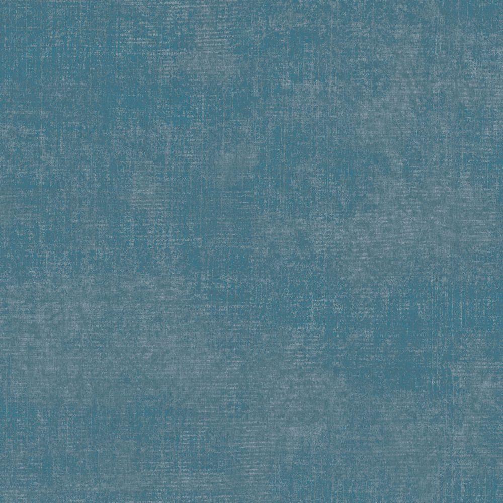 G78257 - Atmosphere Metallic Linen Wallpaper - Turquoise - Galerie