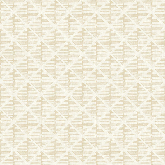 G78289 - Bazaar Geo Wallpaper - Beige - Galerie
