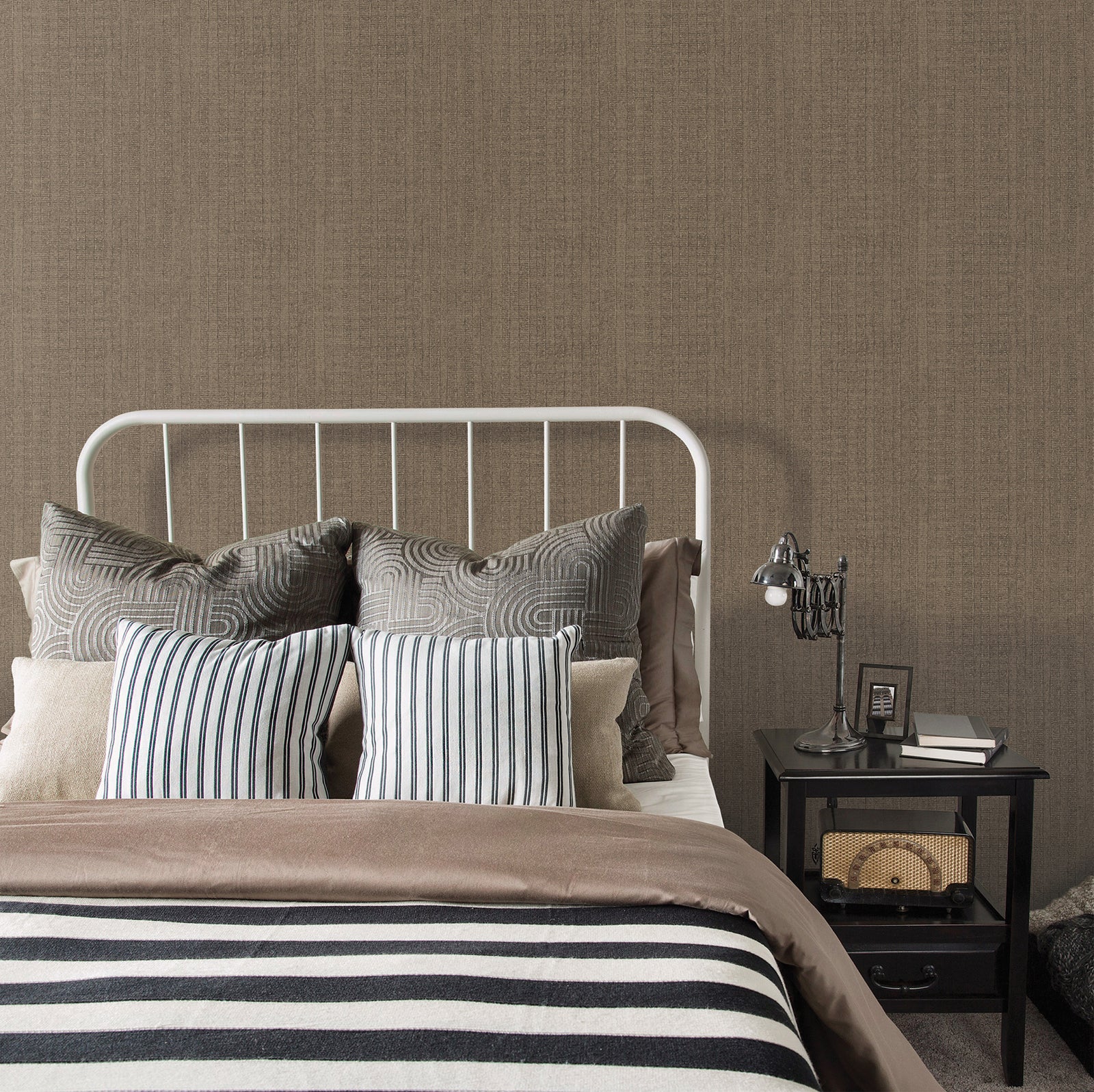 G78320 - Bazaar African Weave Wallpaper - Cappuccino - Galerie
