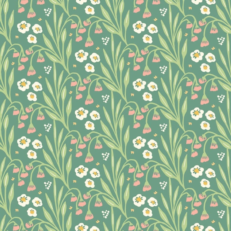 Meadow Stripe Wallpaper