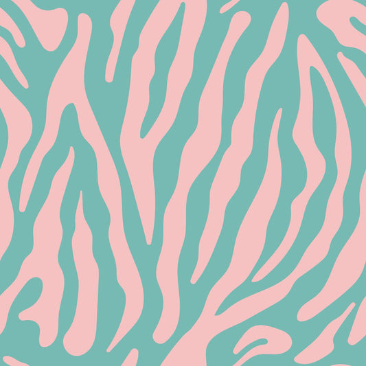 LH900028 - Good Vibrations Wallpaper - Candy Pink & Mint - Lust Home