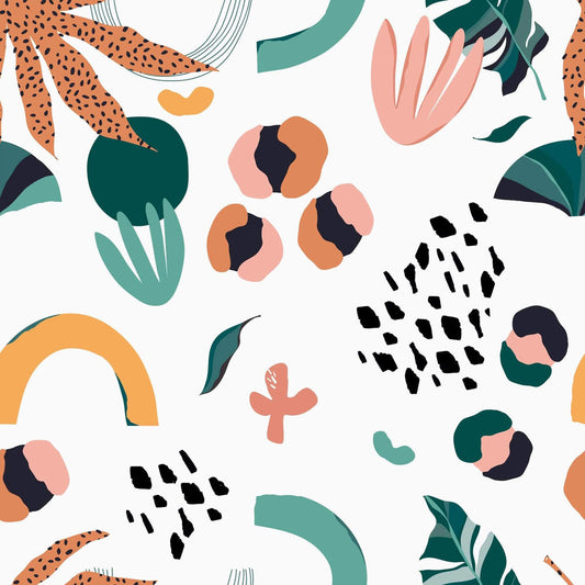 LH900097 - El Salvador Wallpaper - Terracotta, Duck Egg & Mustard - Lust Home