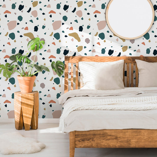 LH900098 - Asteroid Wallpaper - Muted Tones - Lust Home