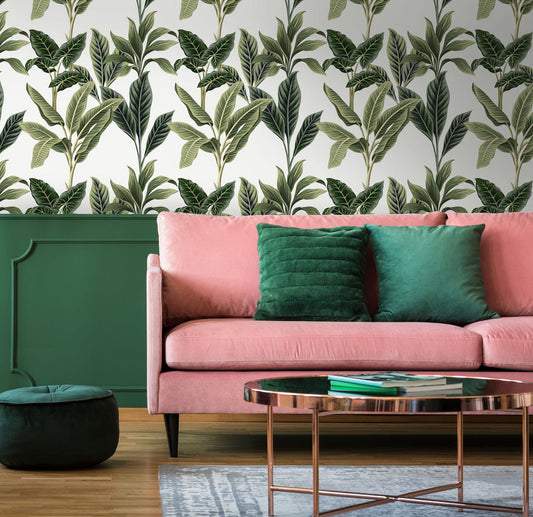 LH900133 - Paradiso Wallpaper - Leaf Green - Lust Home