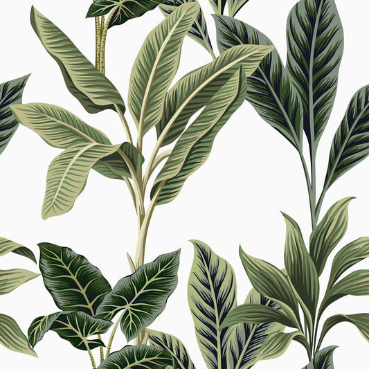 LH900133 - Paradiso Wallpaper - Leaf Green - Lust Home