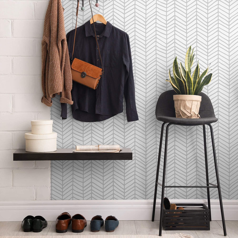 LH900143 - Go Your Own Way Wallpaper - Dove Grey - Lust Home