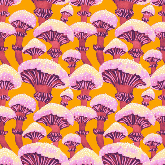 LH900364 - Fun Guy Wallpaper - Burnt Orange & Deep Pink - Lust Home