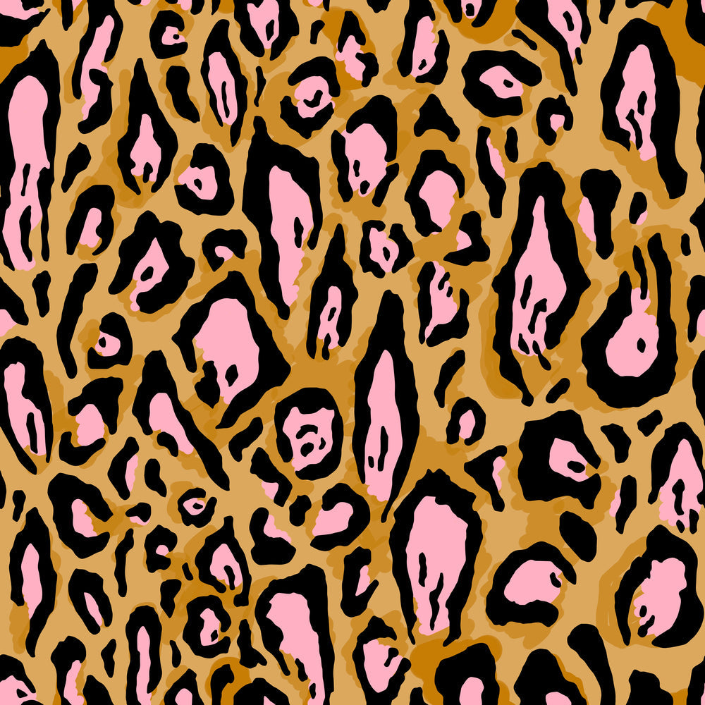 LH900399 - Animal Instinct Wallpaper - Ochre & Pink - Lust Home