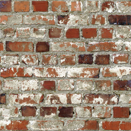 Loft Brick Wallpaper - Red - Muriva