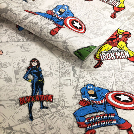 Marvel Heroes Wallpaper - Multi - Muriva