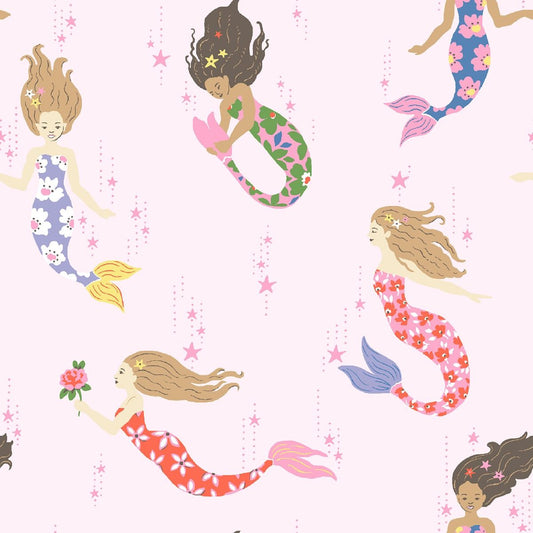 Mermaids Wallpaper - Multi - Muriva