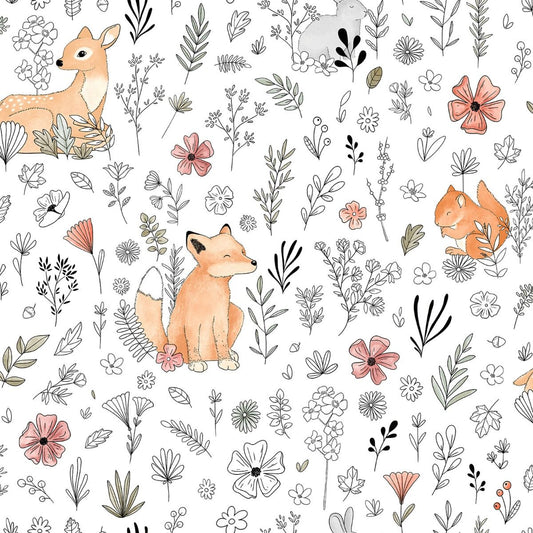 My Kingdom Happy Coppice Wallpaper - Multi - Muriva