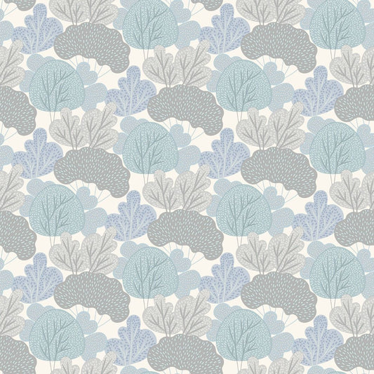 My Kingdom Wood Grove Wallpaper - Blue - Muriva