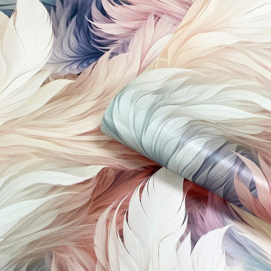 Plumes Wallpaper - Multi - Muriva