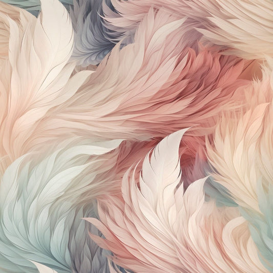 Plumes Wallpaper - Multi - Muriva