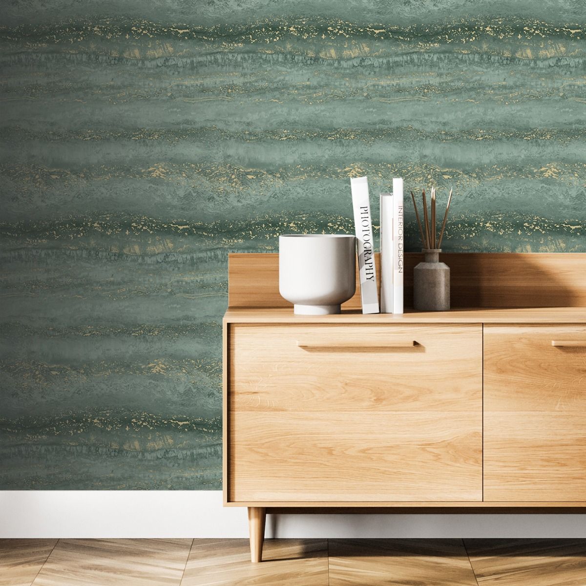 Semper Marble Wallpaper - Jade - Muriva
