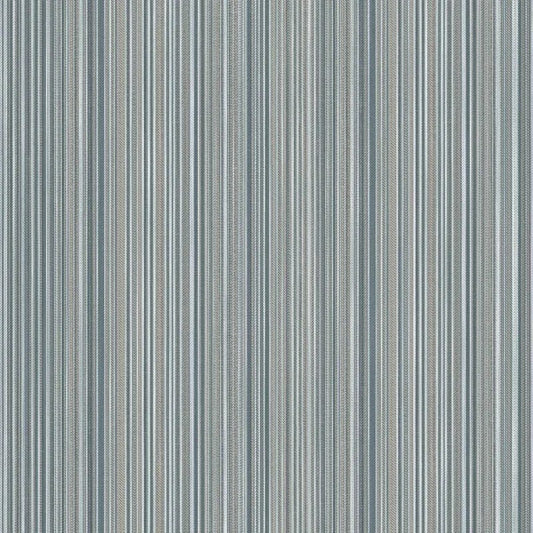 Venezia Stripe Texture Wallpaper - Blue - Muriva