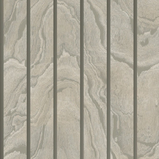 Woodgrain Panel Wallpaper - Natural - Muriva