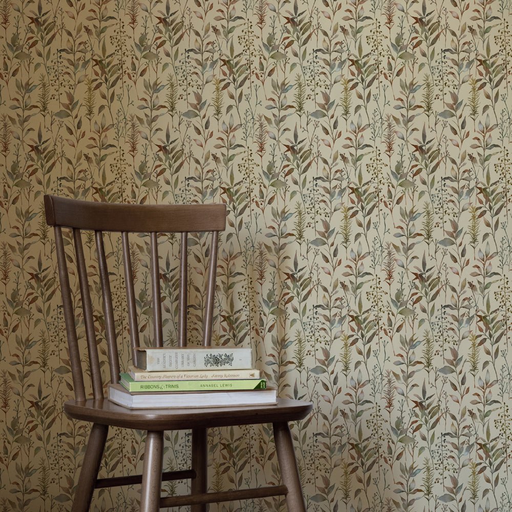 Aberduna Wallpaper - Mulberry - Voyage Maison - ABERDUN/WPO/MULWallpaper199