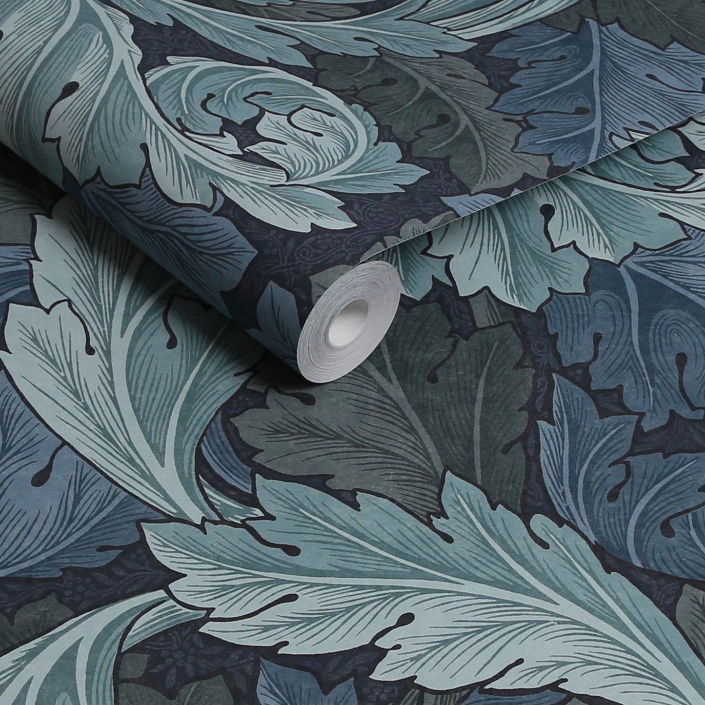 Acanthus Wallpaper - Blue - 124225 - William Morris AHWallpaper199