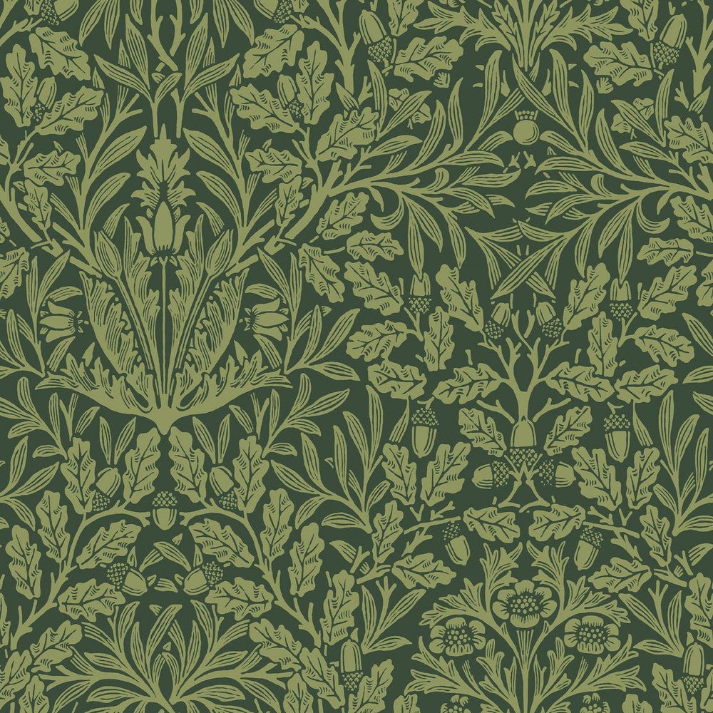 Acorn Wallpaper - Garden Green - 140490 - William MorrisWallpaper199