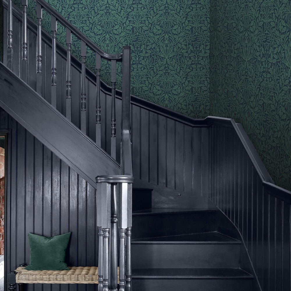 Acorn Wallpaper - Heritage Blue - 140489 - William MorrisWallpaper199