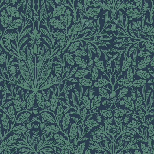 Acorn Wallpaper - Heritage Blue - 140489 - William MorrisWallpaper199