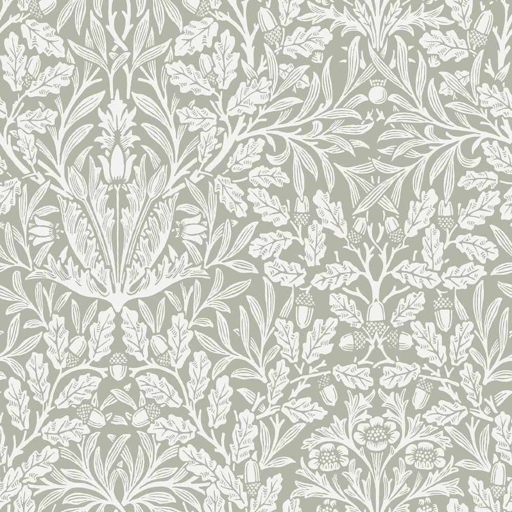 Acorn Wallpaper - Sage - 140492 - William MorrisWallpaper199