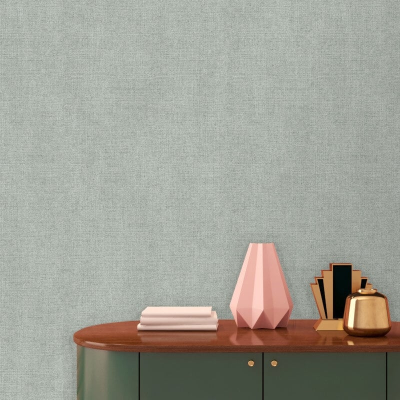 Adele Garrett Plain Texture Wallpaper - Olive - Muriva - M55114Wallpaper199